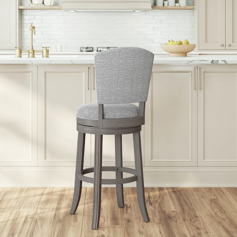 Hillsdale Santa Clara II Swivel Stool, Antique Gray