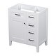 preview thumbnail 11 of 28, 30 Inch Freestanding Bathroom Vanity Base without Sink, Bathroom Storage Cabinet with 3 Drawers