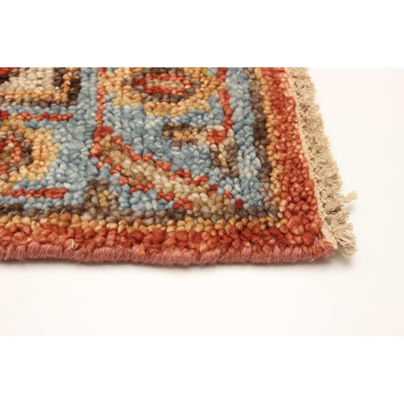 ECARPETGALLERY Hand-knotted Jules Serapi Red Wool Rug - 2'6 x 7'11