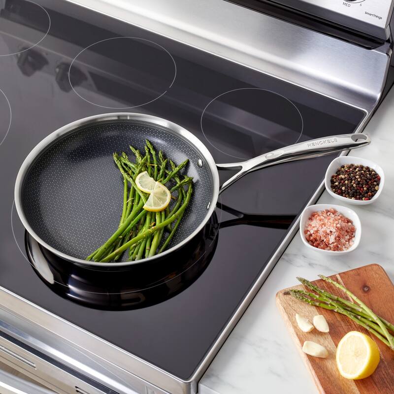 Henckels Paradigm Ceramic 2-pc Stainless Steel Dual Performance Fry Pan Set