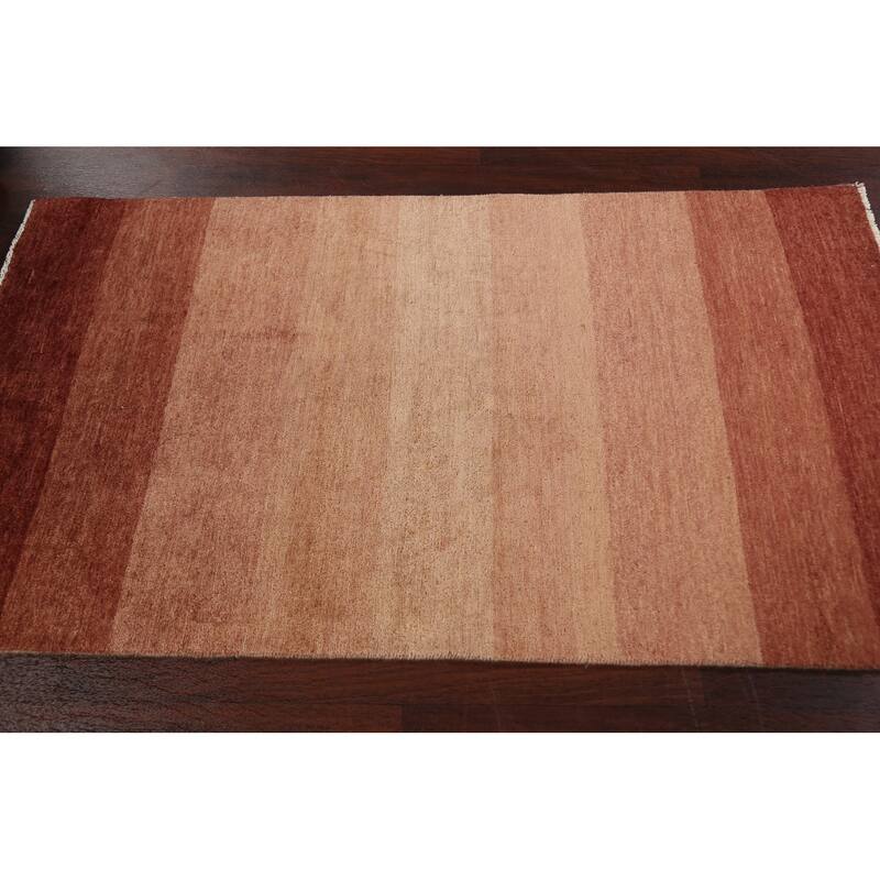 Contemporary Gabbeh Kashkoli Oriental Area Rug Wool Hand-knotted - 2'10" x 5'1"