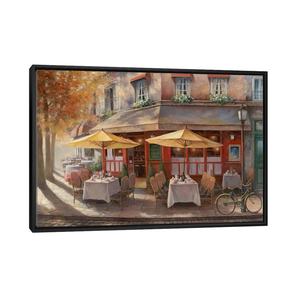 iCanvas "Le Petit Chatlet" by T.C. Chiu Framed