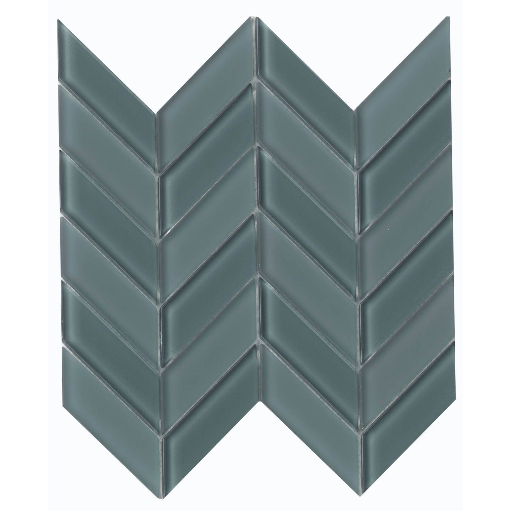 Emser Tile Edge - 12" x 12" Parallelogram Chevron Mosaic Wall Tile -