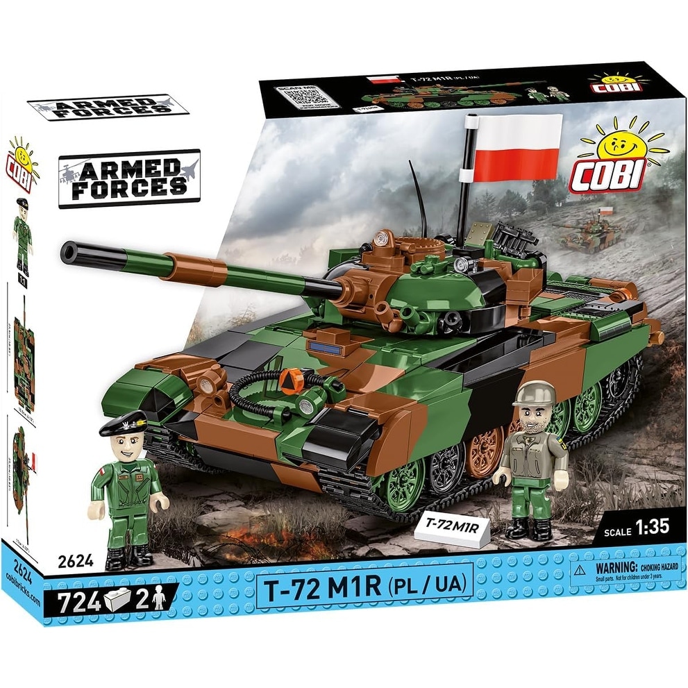 COBI Armed Forces T-72M1R (PL/UA) Construction Blocks Tank, 724 Pieces