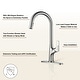preview thumbnail 18 of 21, Kitchen Sink Faucet Single-Handle Pull-Out Sprayer Kitchen Faucet