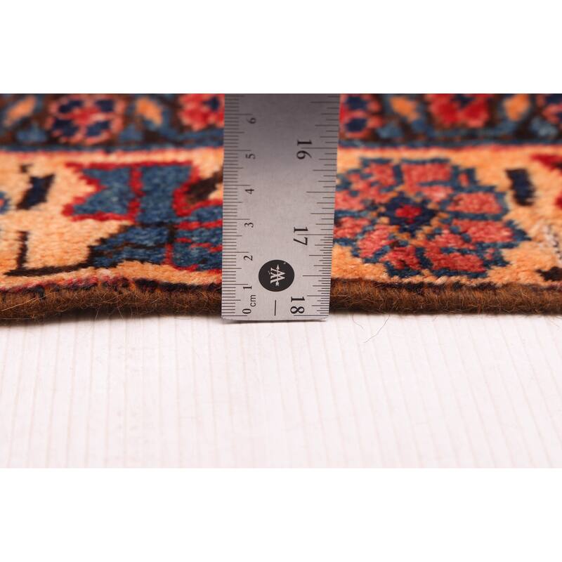 ECARPETGALLERY Hand-knotted Melis Red Wool Rug - 4'1 x 5'9