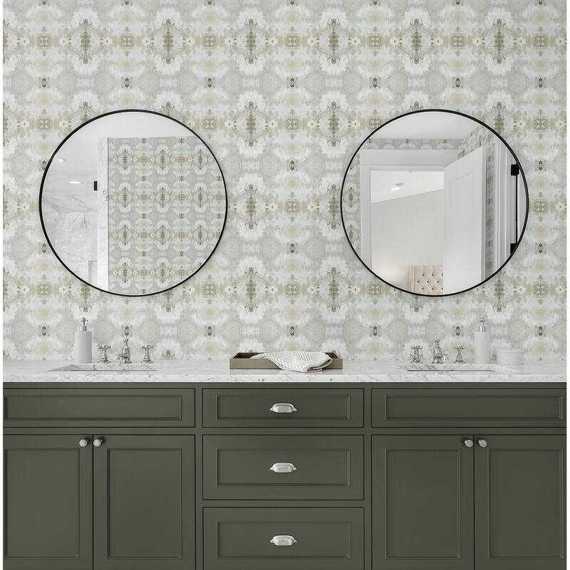 Daisy Bennett Designs Kaleidoscope Nonwoven Unpasted Wallpaper