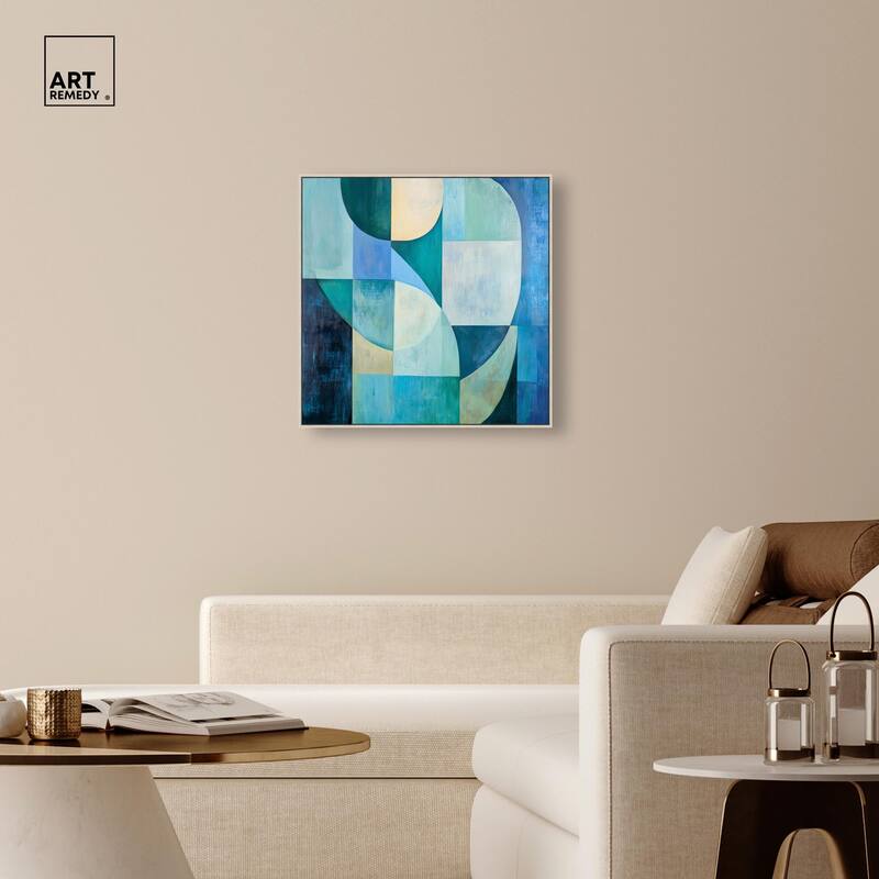 Color Blocks I Canvas by Art Remedy
