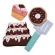 preview thumbnail 7 of 9, Lambs & Ivy Interactive 2-n-1 Soft Toddler Cupcake/Bakery Pillow Play Set