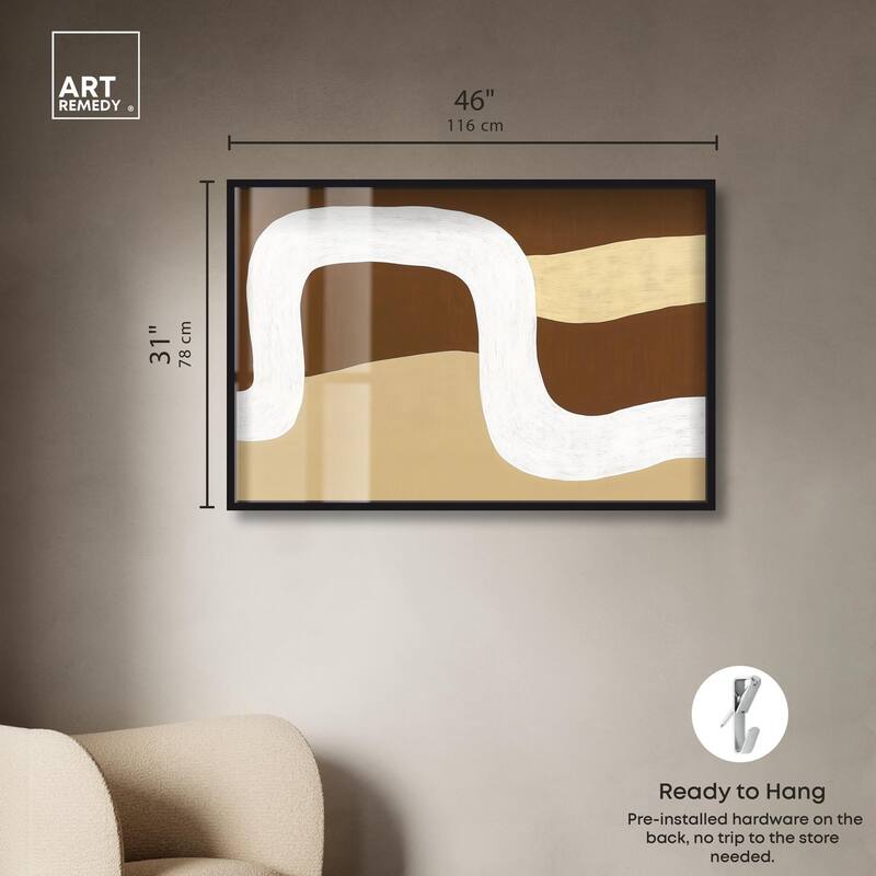 Minimal Wavy II Shadowbox by Art Remedy