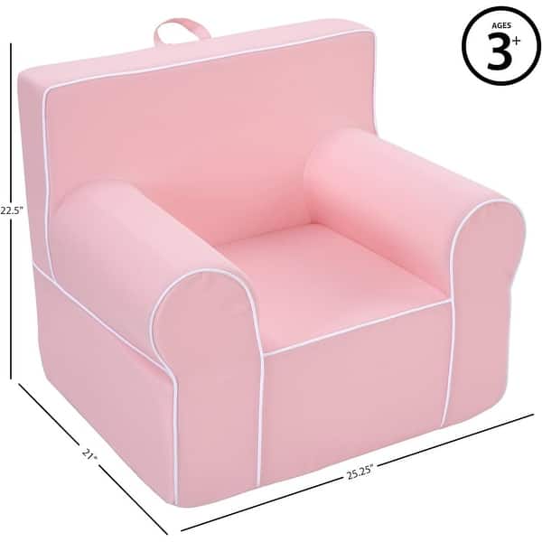 dimension image slide 0 of 3, Heritage Kids Foam Armchair