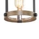 preview thumbnail 9 of 10, Farmhouse 1-Light Mini Seeded Glass Pendant Light for Kitchen Island