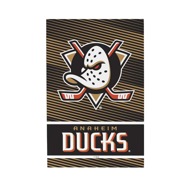 Anaheim Ducks Wooden Tabletop Mantel Shelf Sign