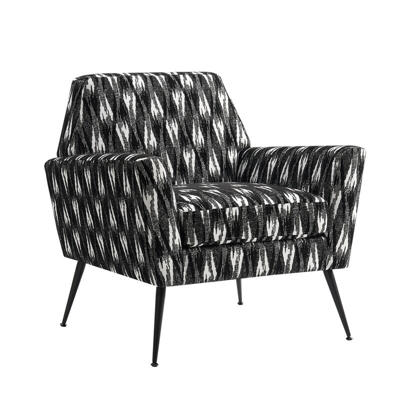 Silas Modern Armchair with Metal Legs by HULALA HOME