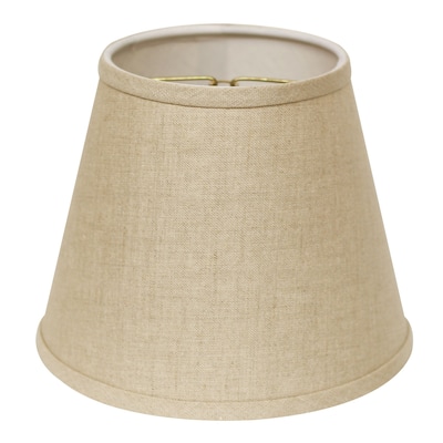 8" Dark Wheat Hardback Empire Linen Lampshade - 8" L x 8" W x 6.5" H