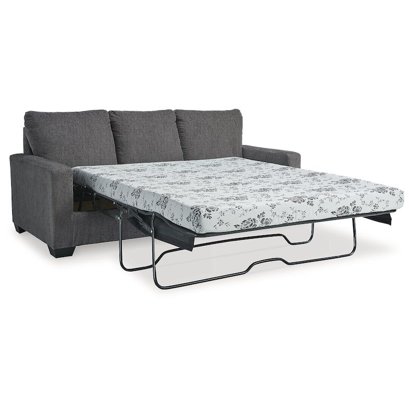 Signature Design by Ashley Rannis Pewter Queen Sofa Sleeper - 85"W x 40"D x 39"H