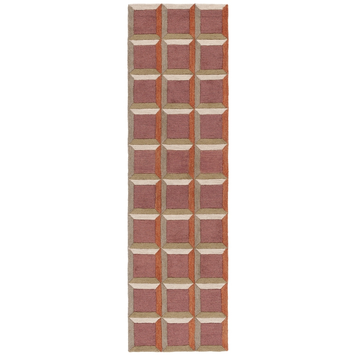 SAFAVIEH Handmade Genre Helouisa Mid-Century Modern Wool Rug