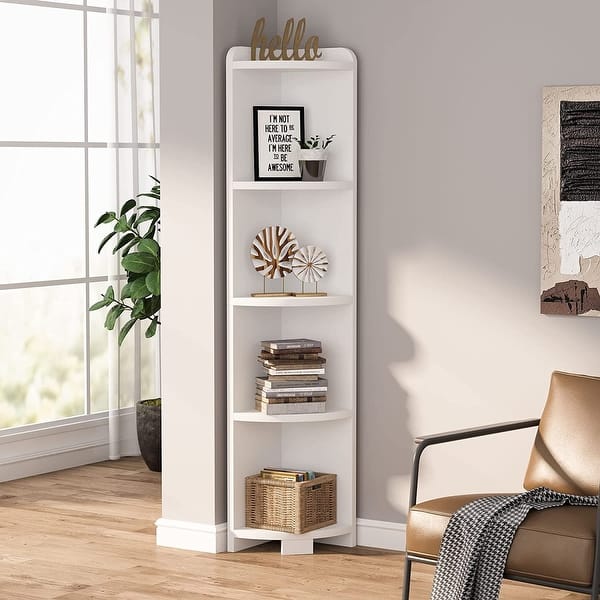 https://ak1.ostkcdn.com/images/products/is/images/direct/3e22736ae4fadd24dac08cb40bd11492df414b79/5-Tier-Wood-Wall-Corner-Bookshelf-Corner-Shelf%2C-White.jpg?impolicy=medium