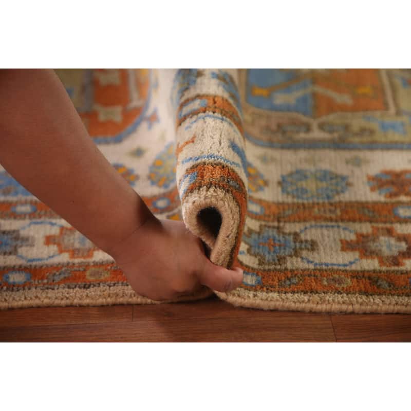 Geometric Khotan Oriental Area Rug Wool Carpet - 8'1" x 10'2"