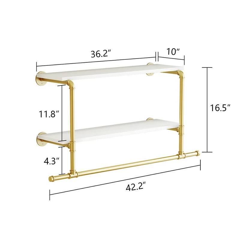 Wall Mounted Clothes Rack