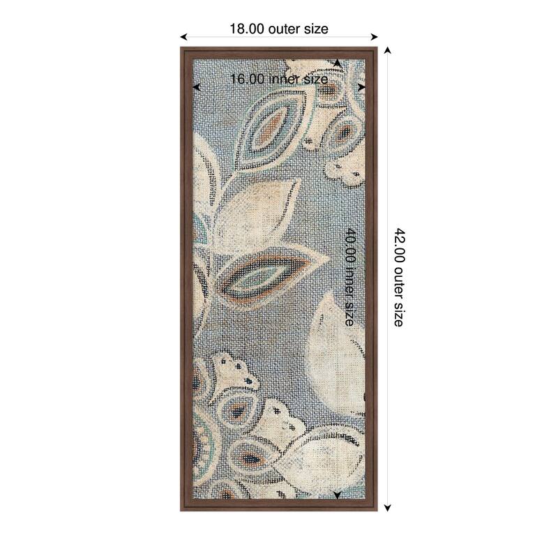 Amanti Art Framed Fabric Pinboard Vintage Elegance II by Alex Black Printed Bulletin Board - Board Size 16 x 40