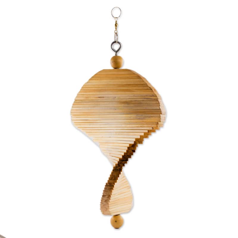 Novica Handmade Tranquil Winds Wood Mobile