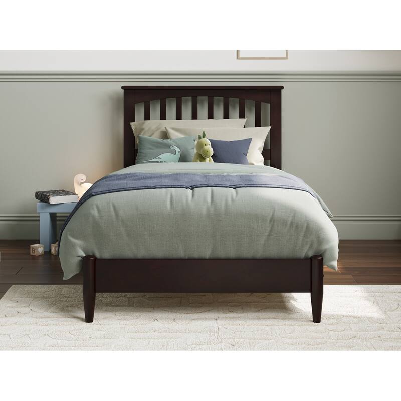 Becket Solid Wood Low Profile Platform Bed