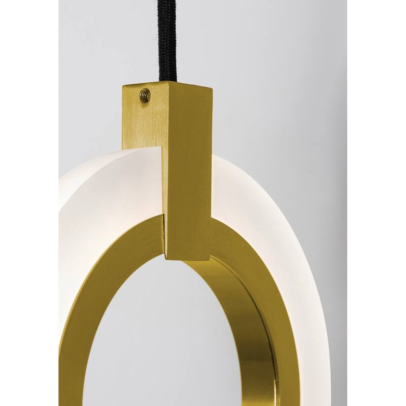 AFX HLOP08LAJUDLNR3 Halo 36" Wide LED Multi Light Pendant