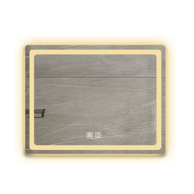 Rectangular Round Corner Bathroom Vanity Mirror