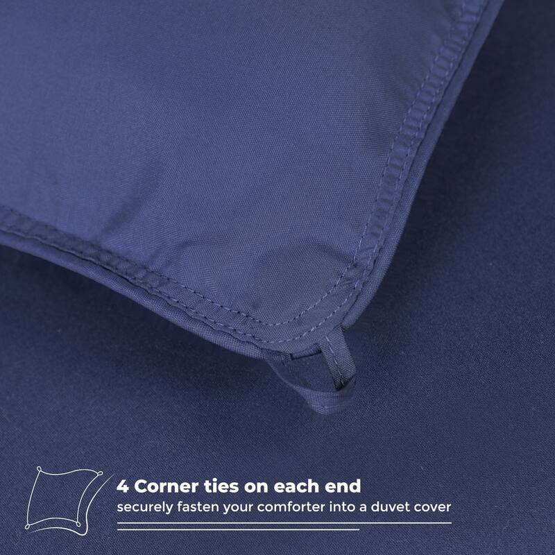 Superior Brushed Microfiber Down Alternative Reversible Comforter