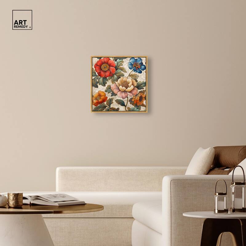 Golden Gardenia II Canvas by Art Remedy