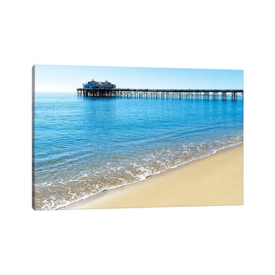 iCanvas "Pier Malibu Beach I" by Susanne Kremer Canvas Print