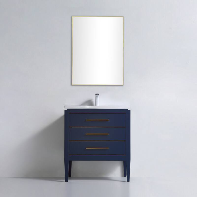 Ayer 30" Single Bathroom Vanity Set - 18D x 30W x 34H