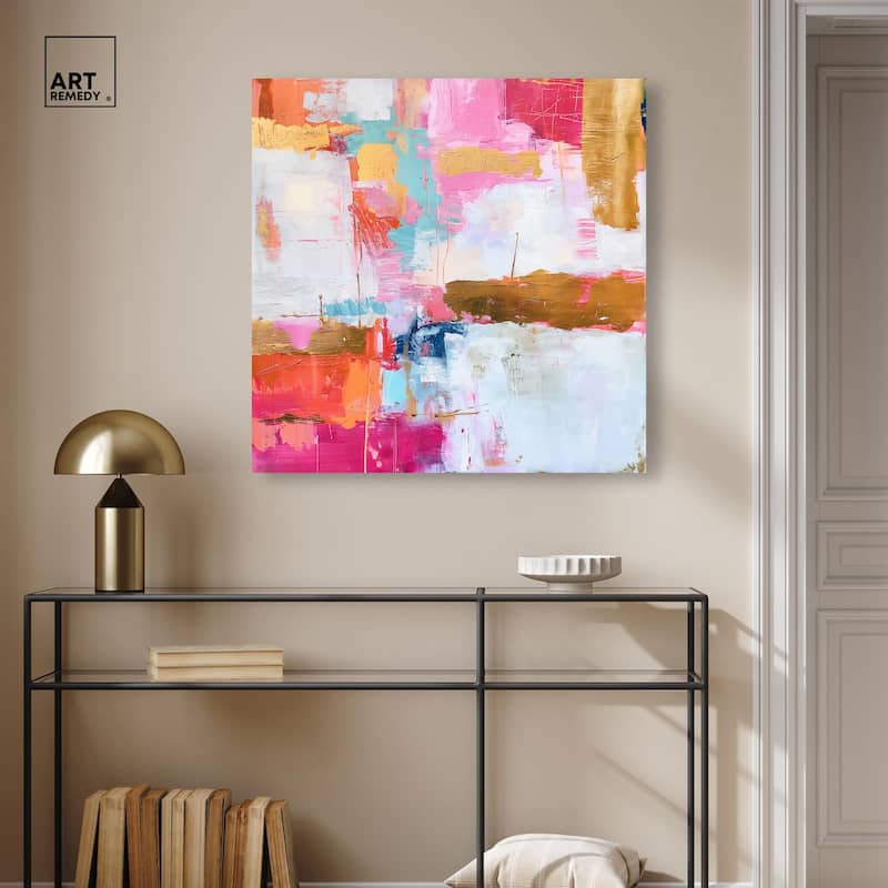 Exuberant Hues II Canvas by Art Remedy, Gallery Wrapped