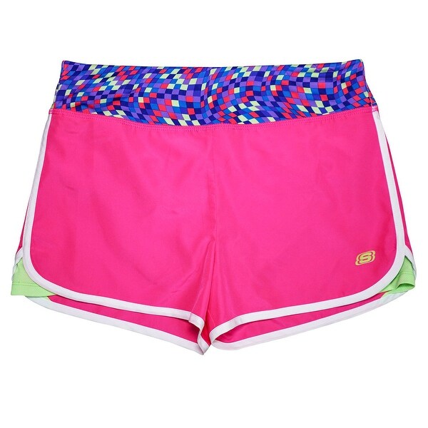 skechers shorts pink