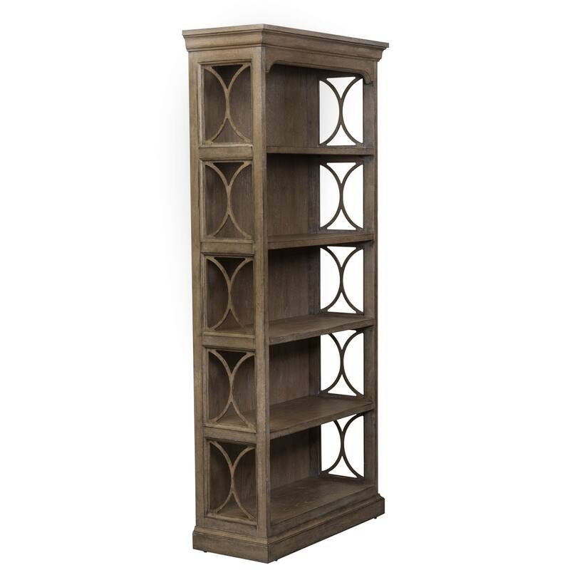 Copper Grove Simply Elegant Heathered Taupe Bookcase
