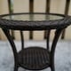 preview thumbnail 7 of 7, 3 PCS Dark Wicker Patio Bistro Set with Round Coffee Table & Cushions