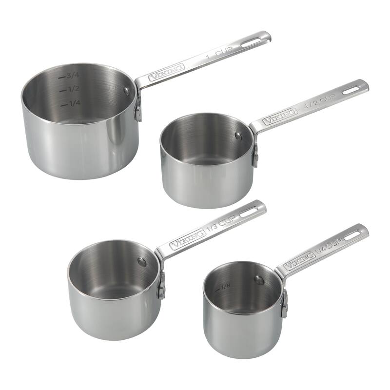 Viking 4pc Stainless Steel Measuring Cup Set
