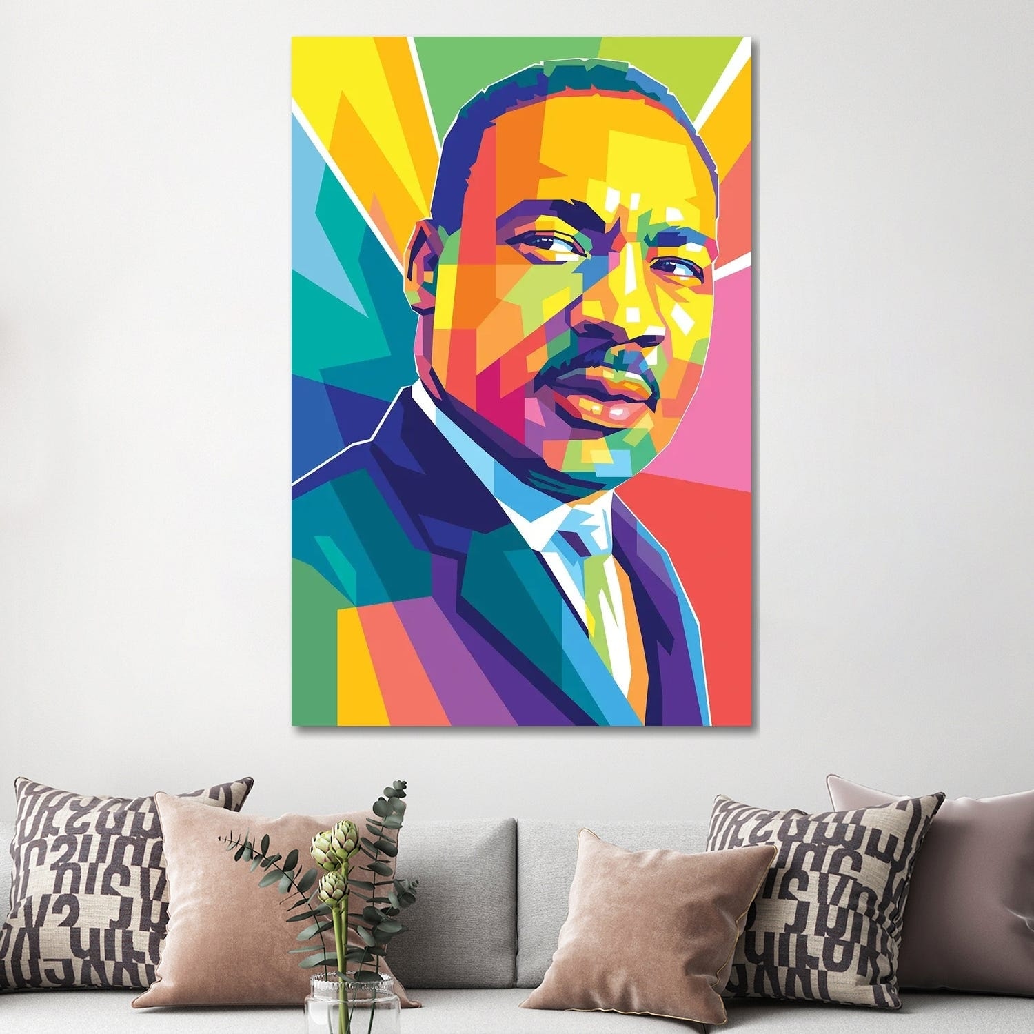Martin Luther King JR III Art Print by Dayat Banggai