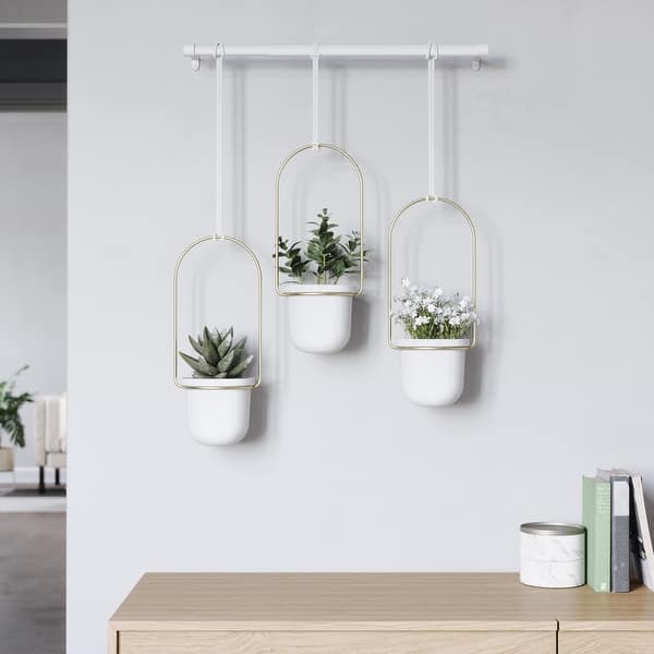 Umbra TRIFLORA Hanging Planter & Rod - Bed Bath & Beyond - 28700073