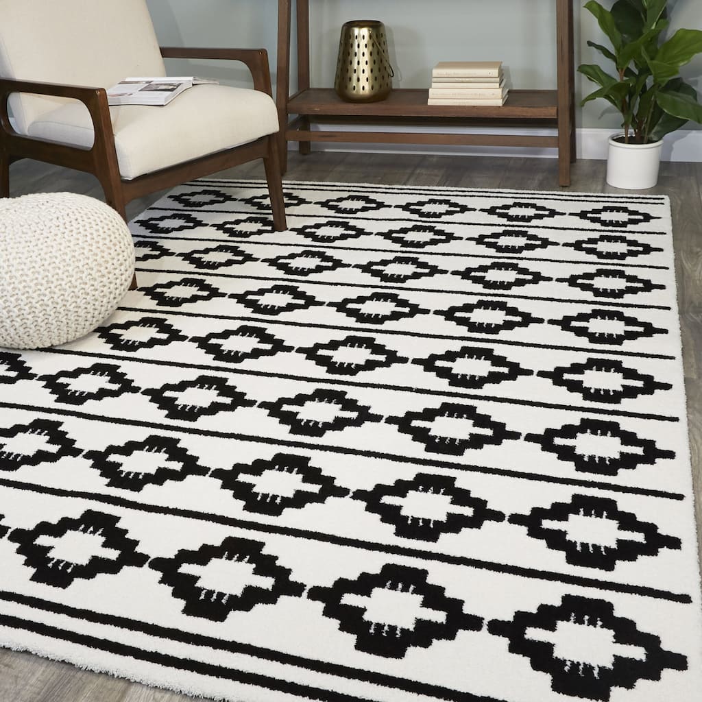Franz Southwestern Striped Area Rug