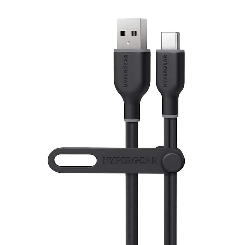 HyperGear Flexi PRO USB to USB-C Cable 10ft - Black