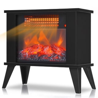 Costway 14 Portable Electric Fireplace Heater Mini Freestanding - On Sale  - Bed Bath u0026 Beyond - 35192086