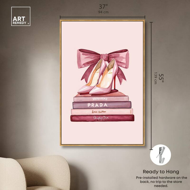 Stack of Fashion Canvas by Art Remedy