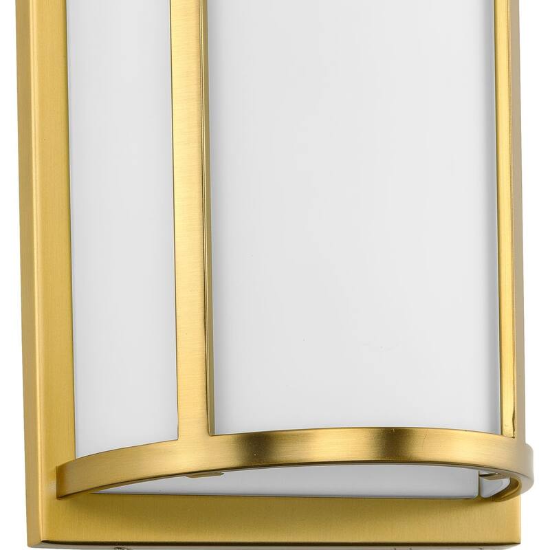 Parkhurst Collection Two-Light Brushed Bronze Etched Glass New Traditional Wall Sconce - 7.5 in x 4 in x 12 in