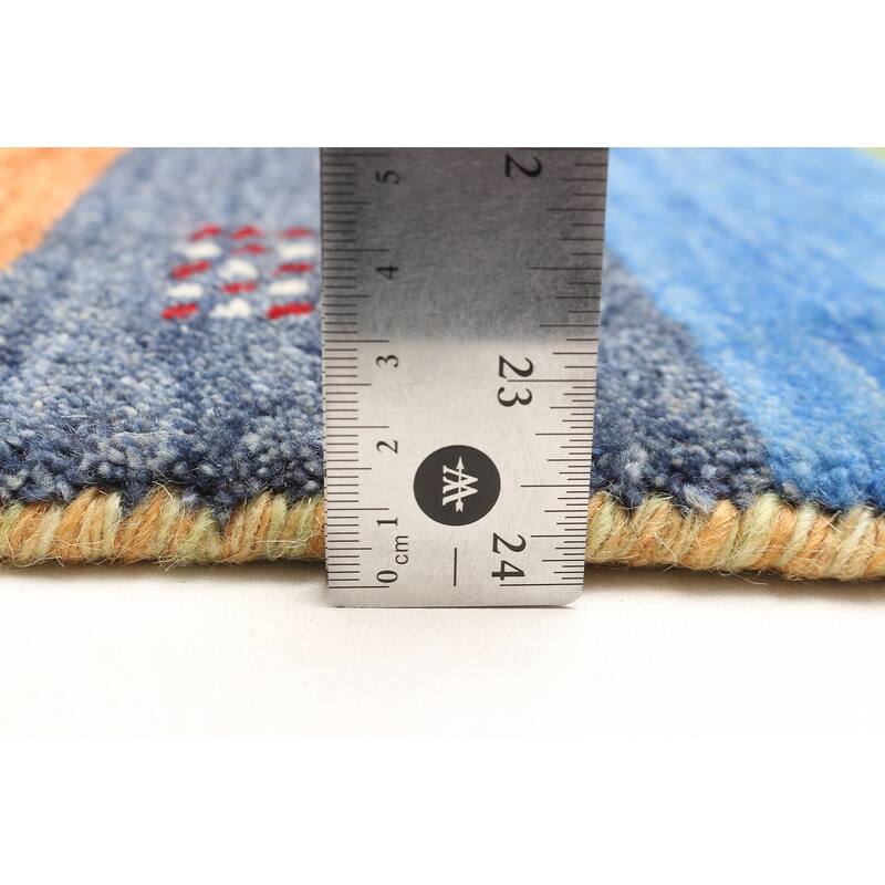 ECARPETGALLERY Hand Loomed Kashkuli Gabbeh Copper Wool Rug - 3'11 x 5'8