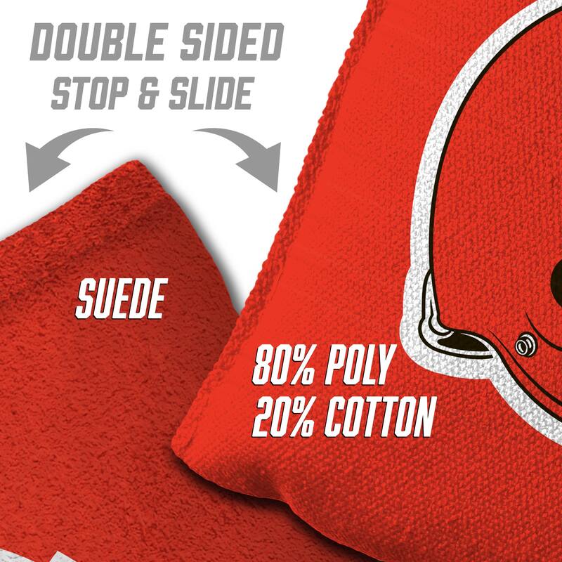 Cleveland Browns NFL Dual Sided Pro Stop & Slide Cornhole Bags