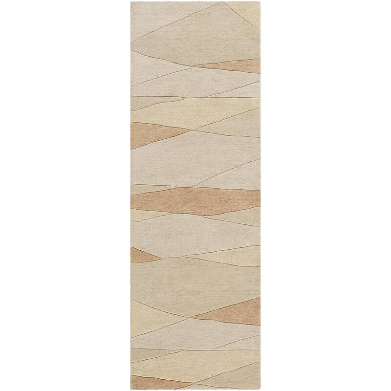 Livabliss Forum Mid-Century Abstract Area Rug - 2' 6" x 8' - Brown - Runner