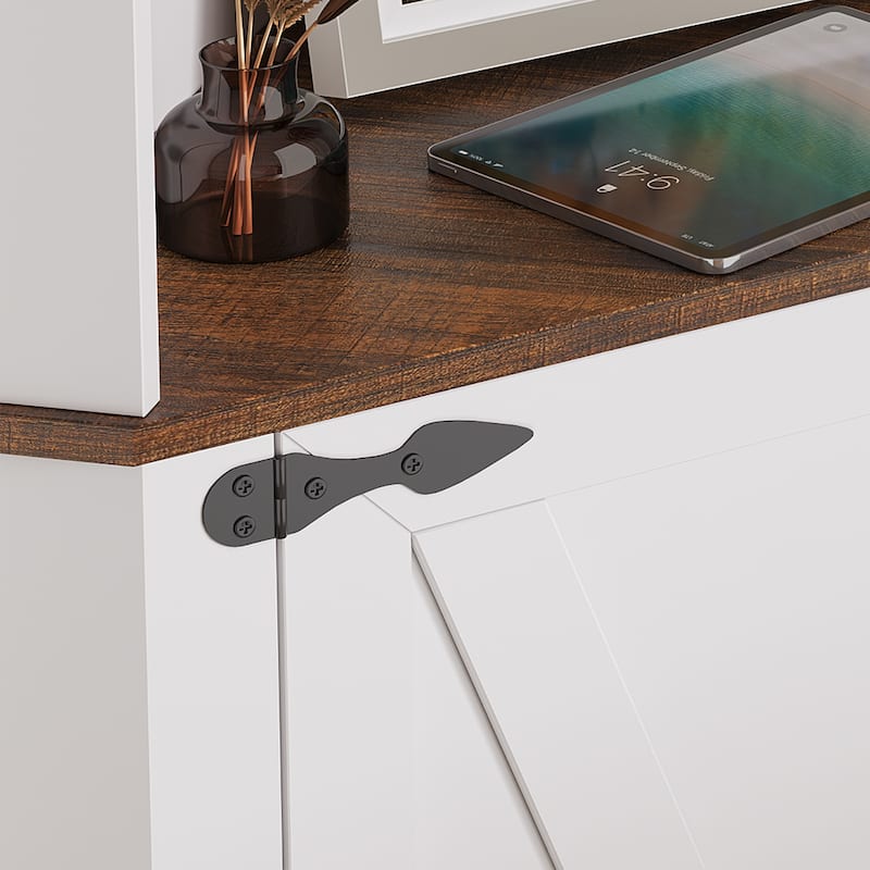 66" Tall Corner Cabinet With Led Light