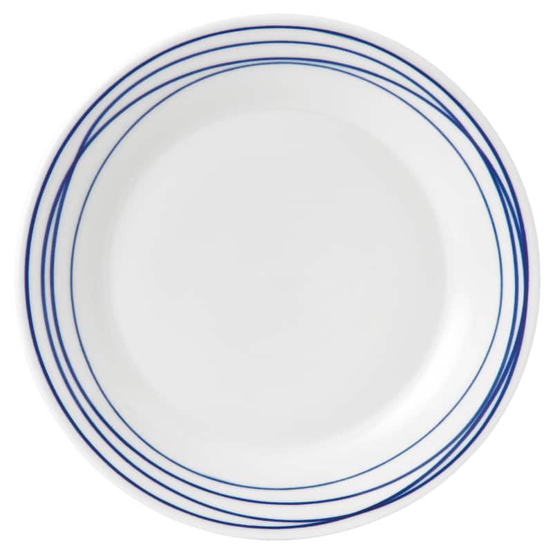 Royal Doulton 1815 Pacific Dinnerware Set Blue Lines, 16 Piece Set